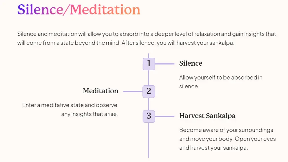 Silence Meditation NSDR