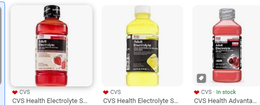 CVS sells electrolytles 