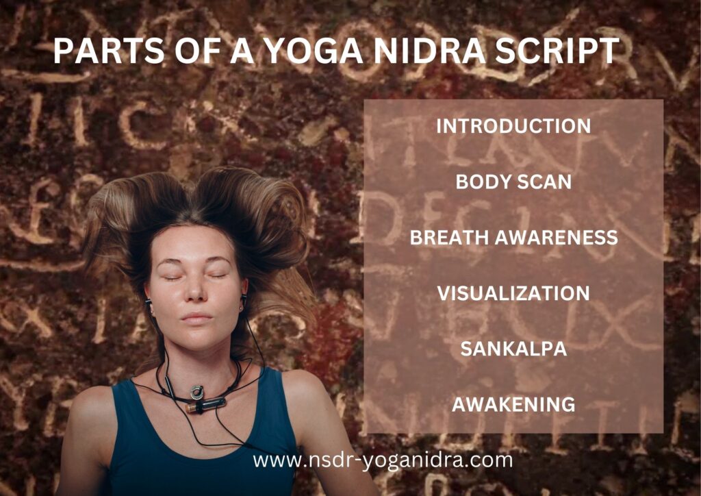Components of yoga nidra script