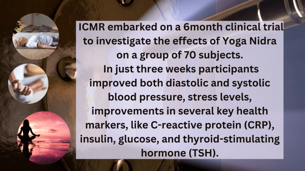 ICMR Yoga Nidra Clinical trial results