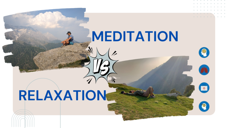 meditation Vs relaxation